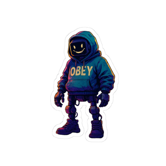 Broken Code – Obey Sticker | Keep Going Design Co.