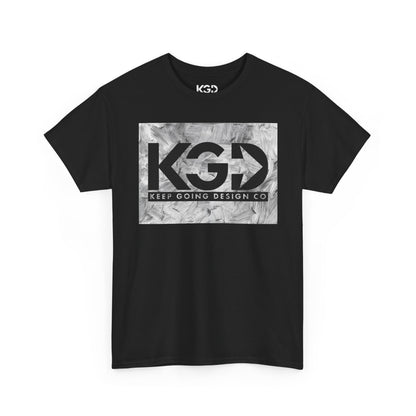 KGD Brushstrokes – Painted Texture Logo Tee | Keep Going Design Co.