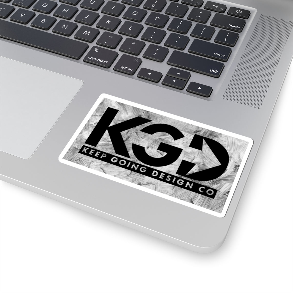 KGD Brushstrokes – Painted Texture Logo Sticker