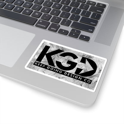 KGD Brushstrokes – Painted Texture Logo Sticker