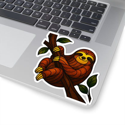 Fractured Nature – Sloth Mosaic Sticker | Keep Going Design Co.
