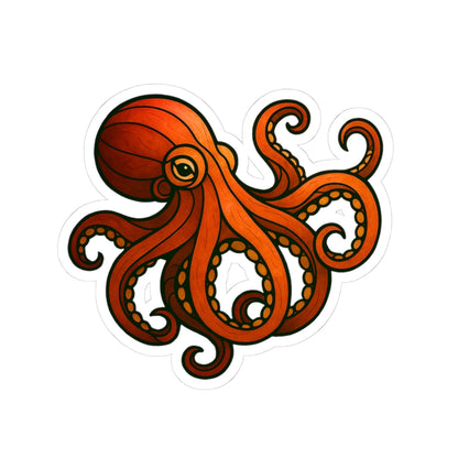 Fractured Nature – Octopus Mosaic Sticker | Keep Going Design Co.