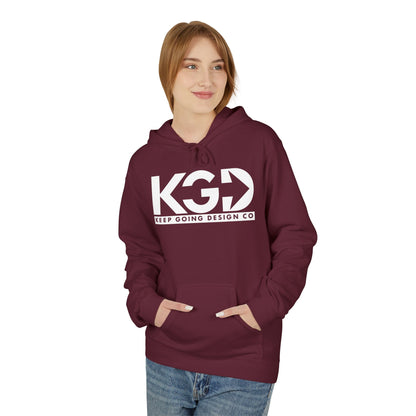 KGD Classic Logo – Clean Monochrome Hoodie | Keep Going Design Co.