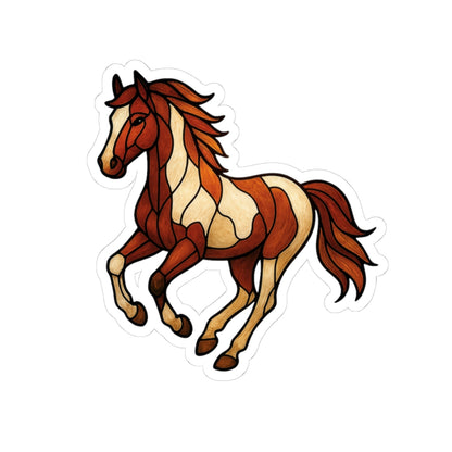 Fractured Nature – Horse Mosaic Sticker | Keep Going Design Co.