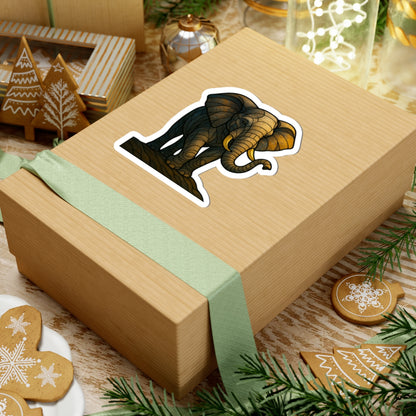 Fractured Nature – Elephant Mosaic Sticker | Keep Going Design Co.