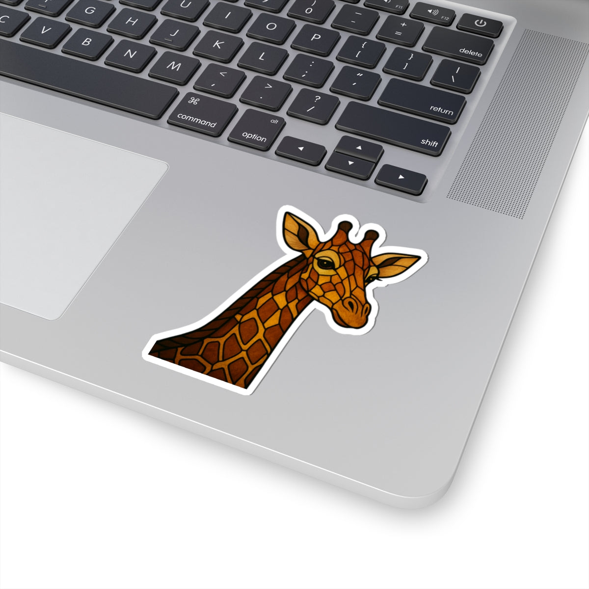 Fractured Nature – Giraffe Mosaic Sticker | Keep Going Design Co.