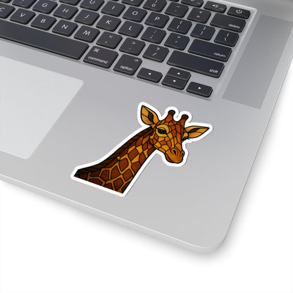 Fractured Nature – Giraffe Mosaic Sticker | Keep Going Design Co.