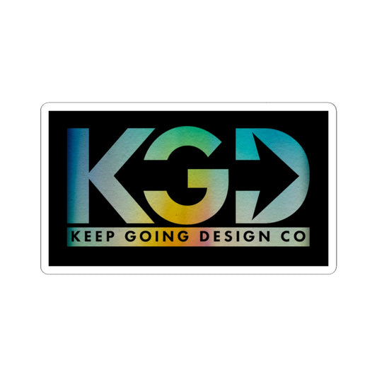 KGD Chromatic – Gradient Logo Sticker