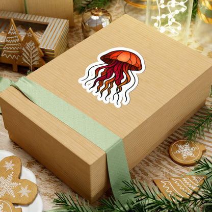 Fractured Nature – Jellyfish Mosaic Sticker | Keep Going Design Co.