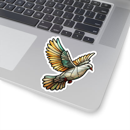 Fractured Nature – Dove Mosaic Sticker | Keep Going Design Co.