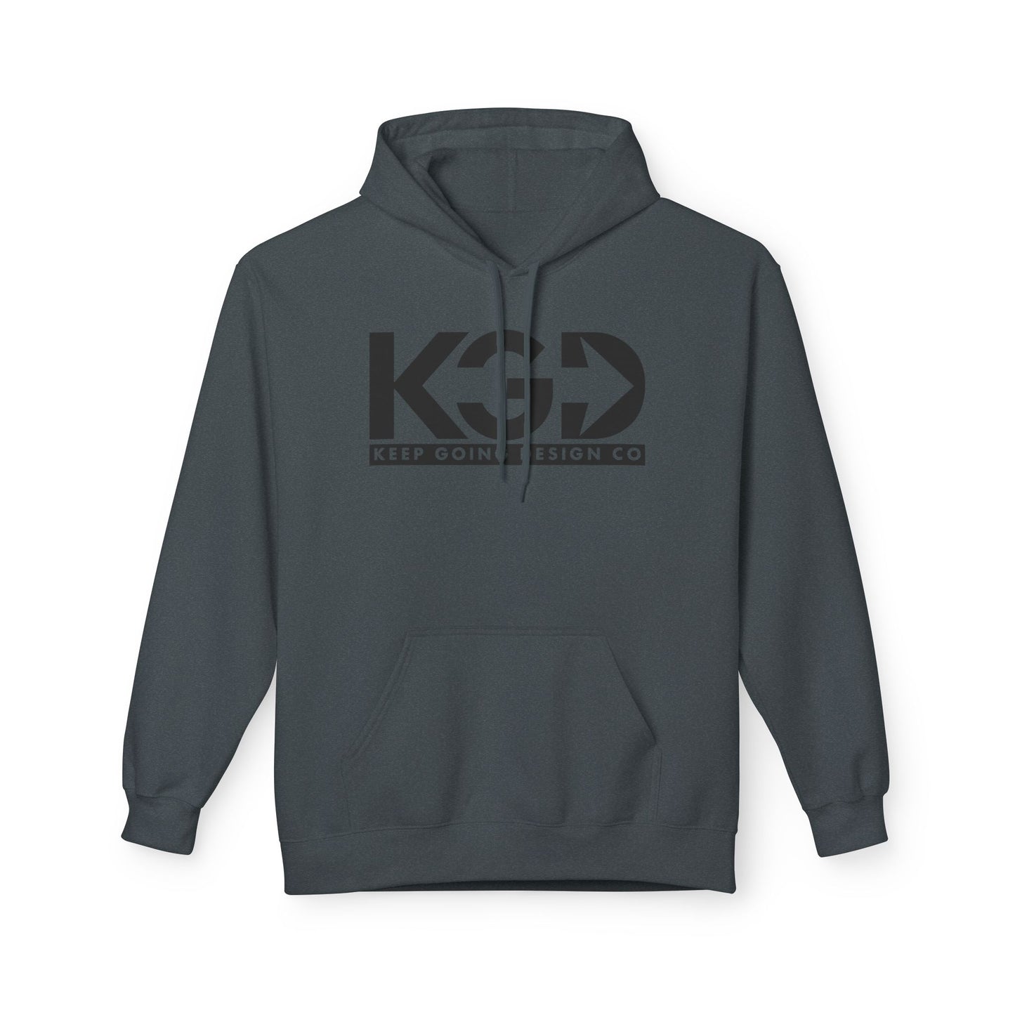KGD Classic Logo – Clean Monochrome Hoodie | Keep Going Design Co.
