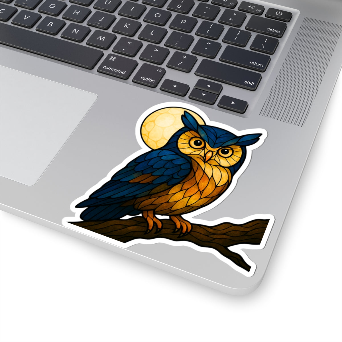 Fractured Nature – Owl Mosaic Sticker | Keep Going Design Co.