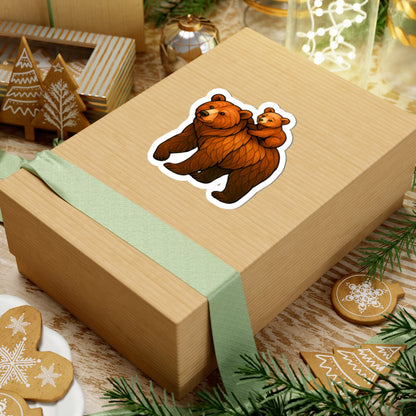 Fractured Nature – Bear Mosaic Sticker | Keep Going Design Co.