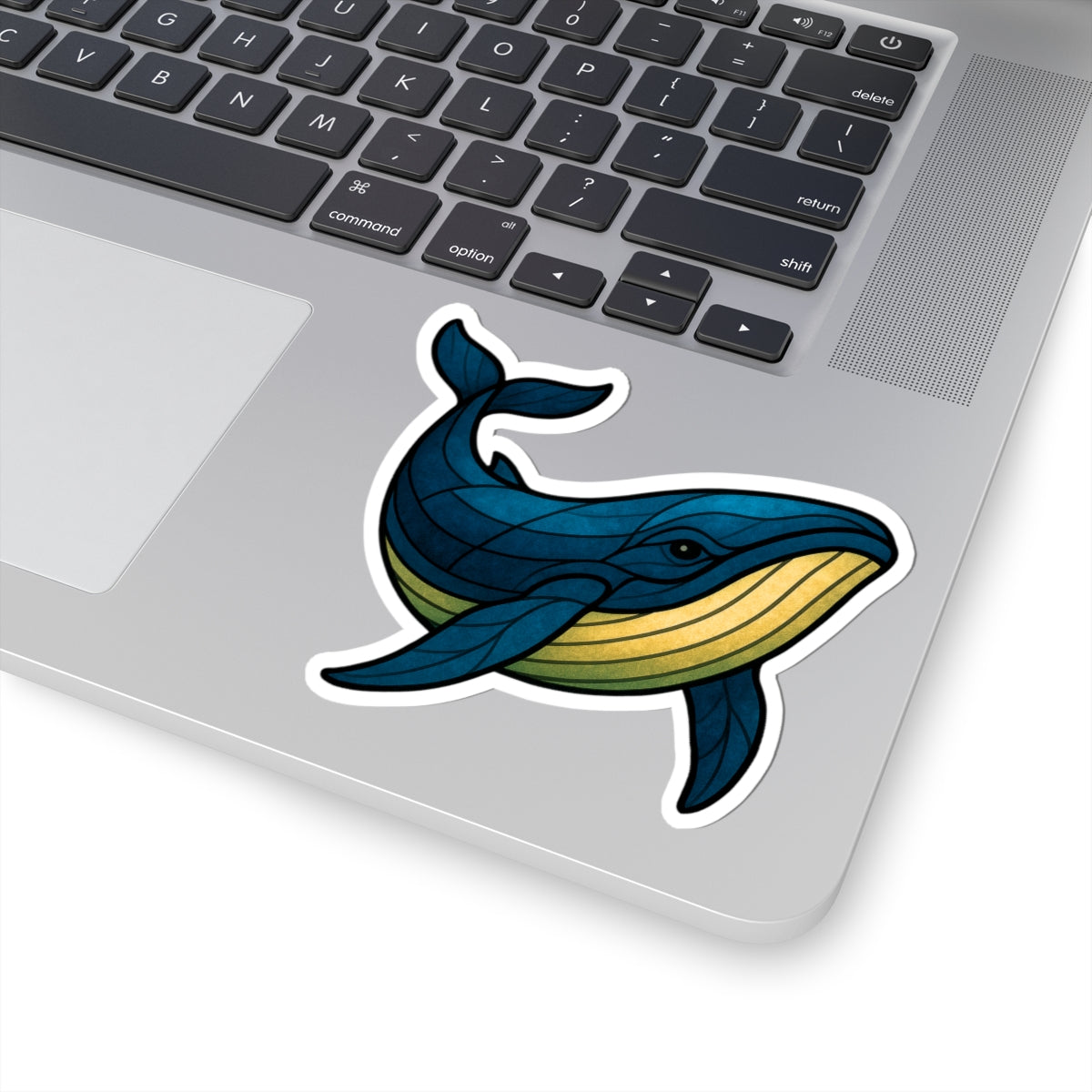 Fractured Nature – Whale Mosaic Sticker | Keep Going Design Co.
