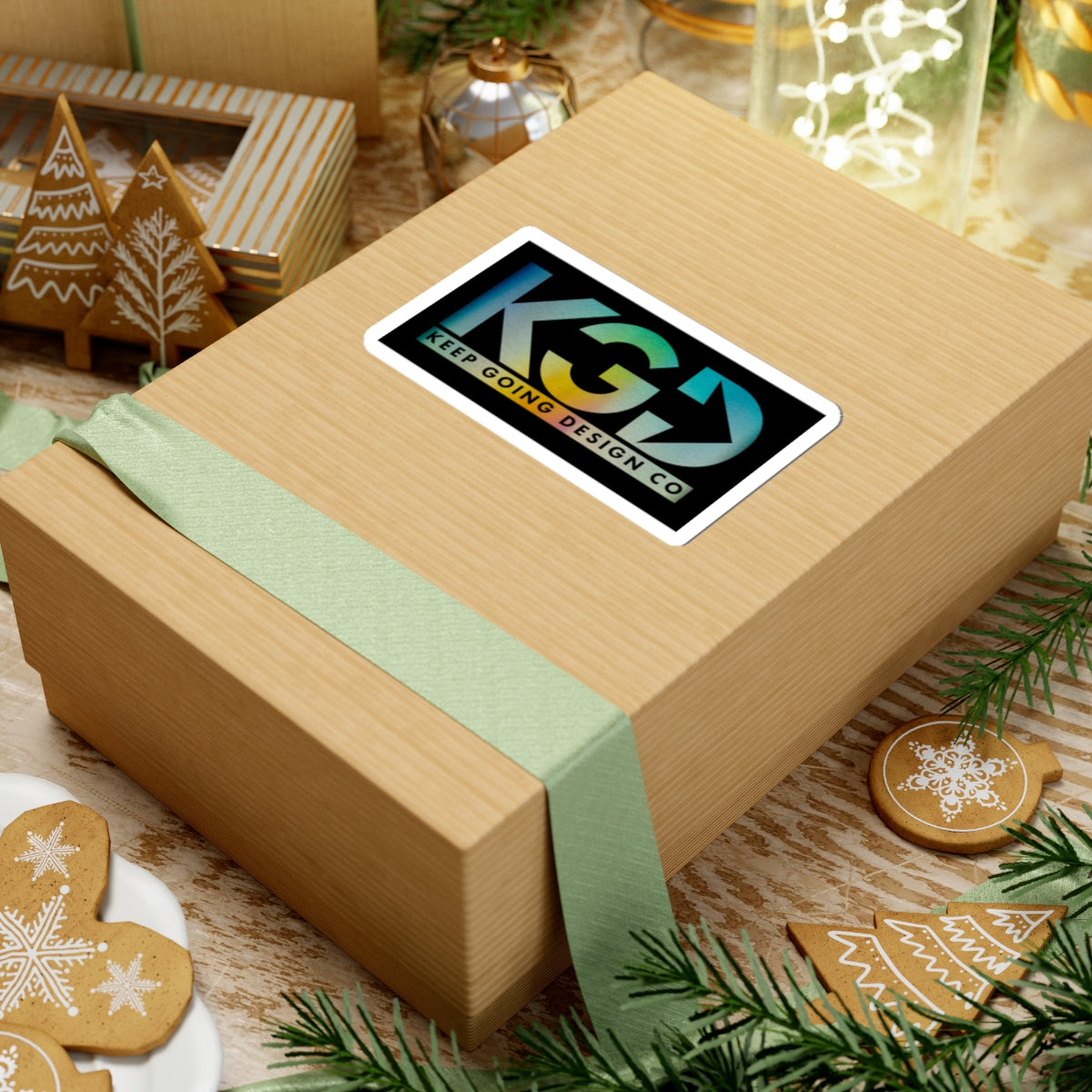 KGD Chromatic – Gradient Logo Sticker