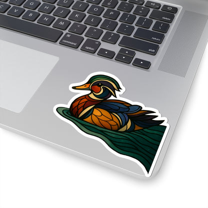 Fractured Nature – Duck Mosaic Sticker | Keep Going Design Co.