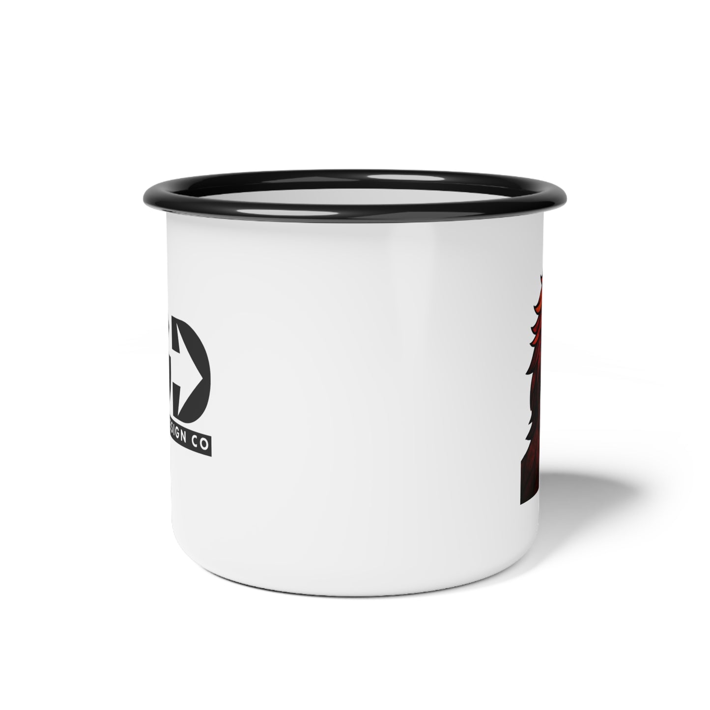 Fractured Nature – Lion Enamel Camp Mug | Keep Going Design Co.