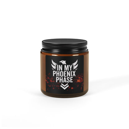 Phoenix Phase – Scented Soy Candle (Amber Jar) | Keep Going Design Co.