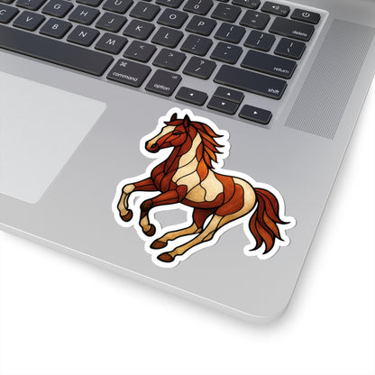 Fractured Nature – Horse Mosaic Sticker | Keep Going Design Co.