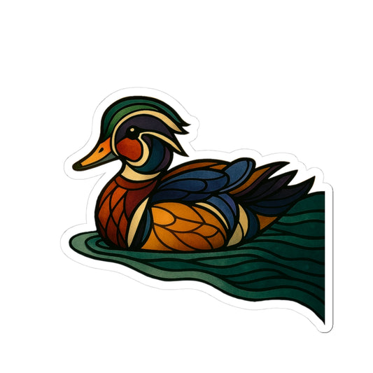 Fractured Nature – Duck Mosaic Sticker | Keep Going Design Co.