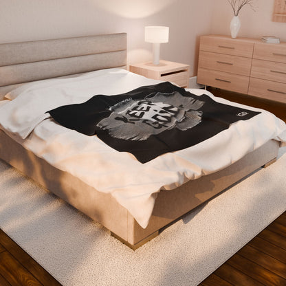 KGC BANDGE Velveteen Plush Blanket | Keep Going Design Co.