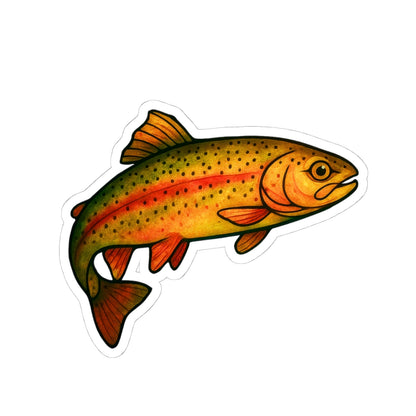 Fractured Nature – Trout Mosaic Sticker | Keep Going Design Co.