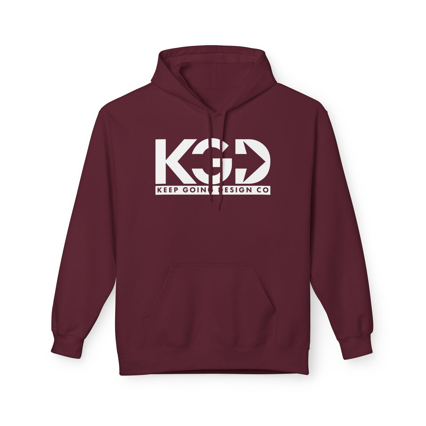 KGD Classic Logo – Clean Monochrome Hoodie | Keep Going Design Co.