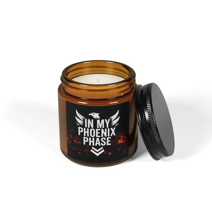Phoenix Phase – Scented Soy Candle (Amber Jar) | Keep Going Design Co.