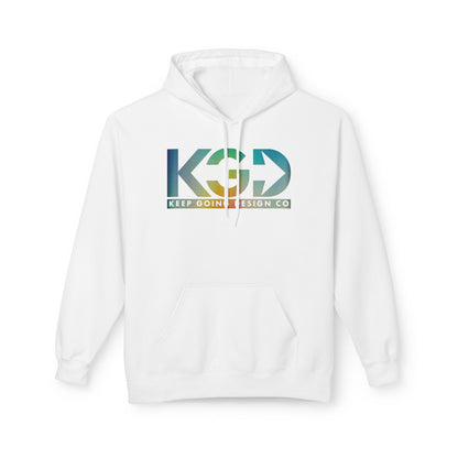 KGD Chromatic – Retro Gradient Logo Hoodie | Keep Going Design Co.