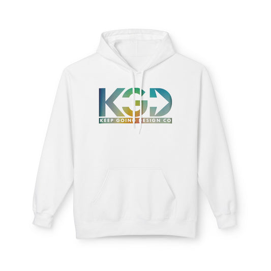 KGD Chromatic – Retro Gradient Logo Hoodie | Keep Going Design Co.