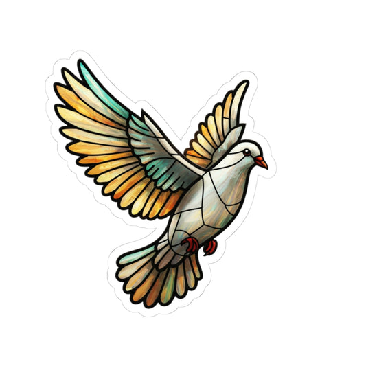 Fractured Nature – Dove Mosaic Sticker | Keep Going Design Co.
