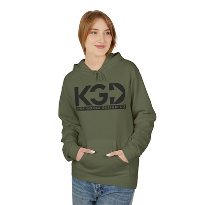 KGD Classic Logo – Clean Monochrome Hoodie | Keep Going Design Co.