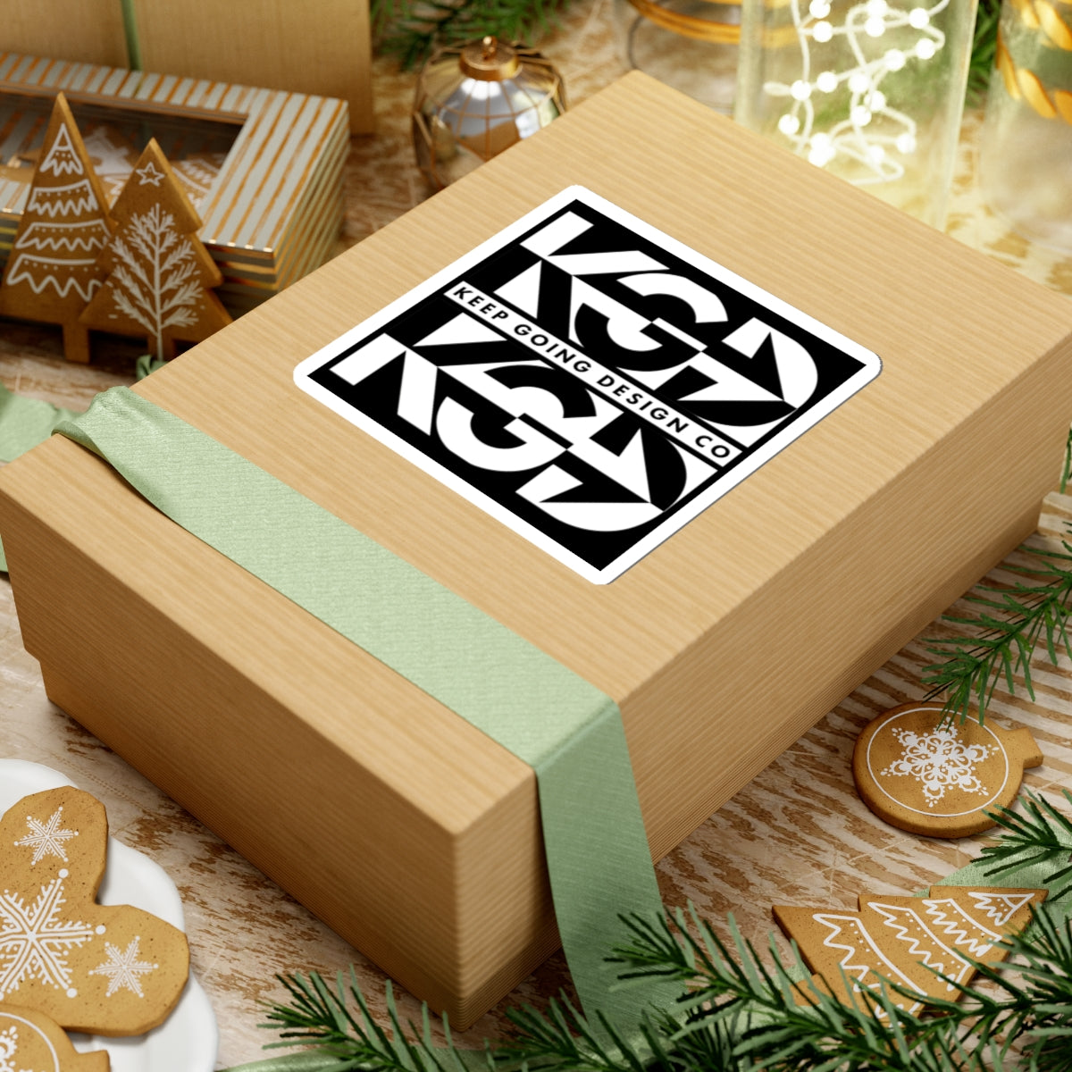 KGD STACKD - Clean Layered Logo Sticker