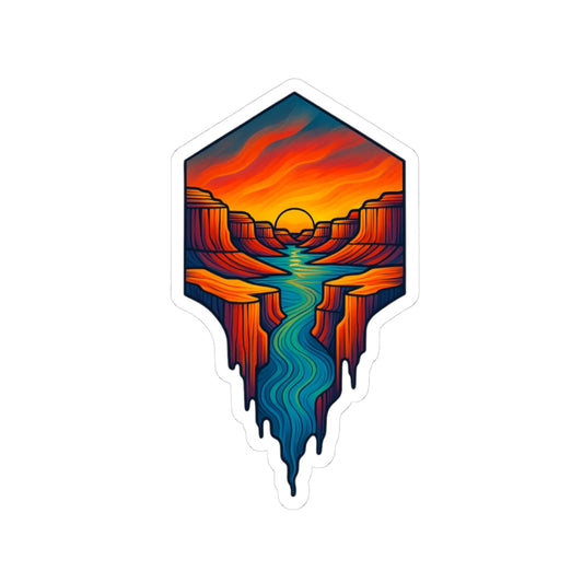 Slipscapes – Canyon Sticker | Keep Going Design Co.