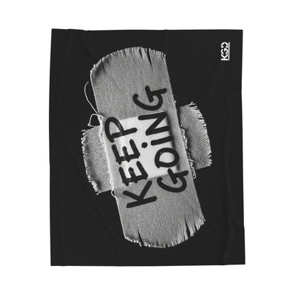 KGC BANDGE Velveteen Plush Blanket | Keep Going Design Co.