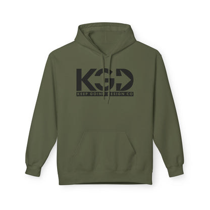 KGD Classic Logo – Clean Monochrome Hoodie | Keep Going Design Co.