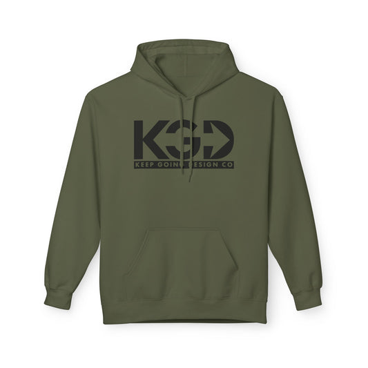 KGD Classic Logo – Clean Monochrome Hoodie | Keep Going Design Co.