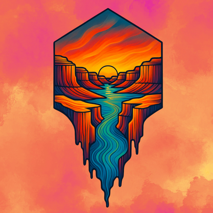 Slipscape – Surreal Landscape Sticker Bundle | Keep Going Design Co.