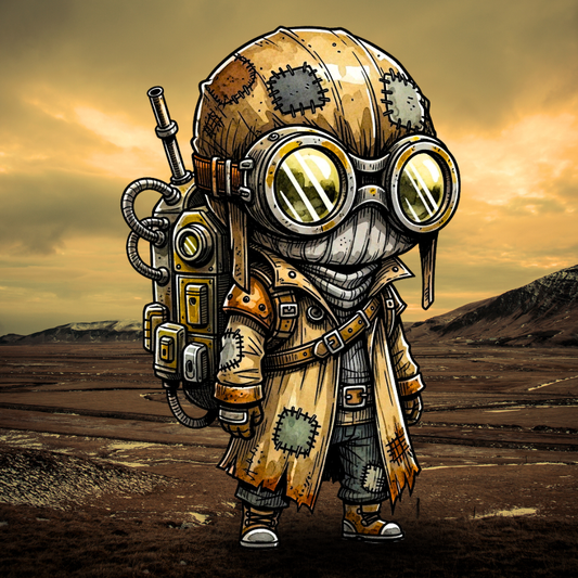 Wasteland Bros – Post-Apocalyptic Sticker Bundle | Keep Going Design Co.